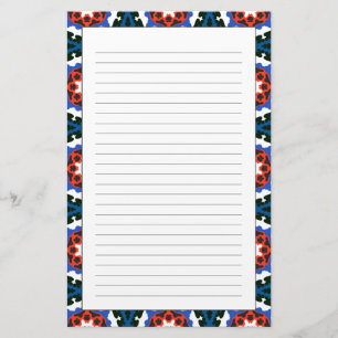 Suzani Pattern With Bold Ornament Stationery