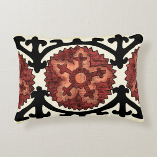 Suzani Style Decorative Floral Pattern Cushion
