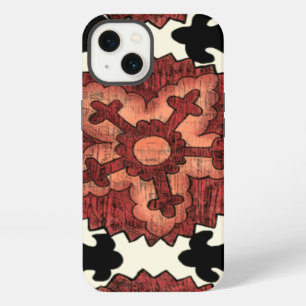 Suzani Style Decorative Floral Pattern iPhone 13 Case