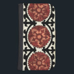 Suzani Style Decorative Floral Pattern Samsung S4 Wallet Case<br><div class="desc">This decorative floral design by Chariklia Zarris is made to mimic suzani style tapestry. These tribal textiles originate from Central Asia and trace their ancestry back to the 15th century. Own a piece of history by purchasing this pattern!</div>