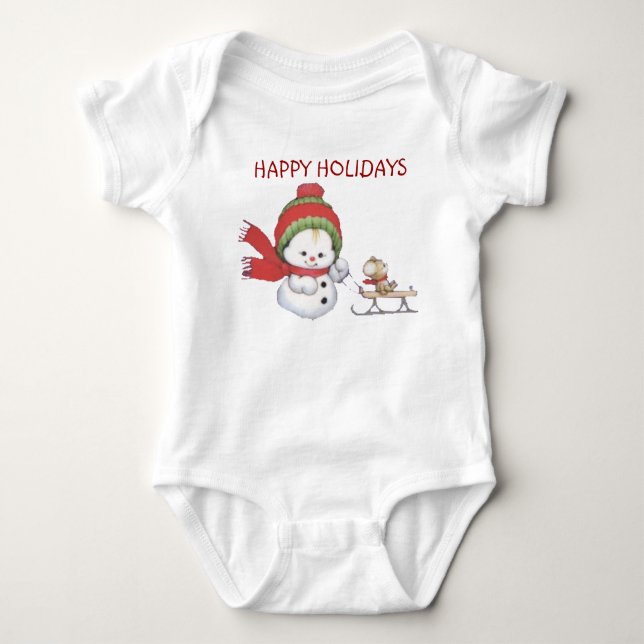 SUZANNE ELIZABETH CHRISTMAS COLLECTION BABY BODYSUIT (Front)