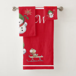 SUZANNE ELIZABETH CHRISTMAS COLLECTION BATH TOWEL