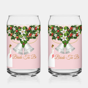 Suzanne Elizabeth Christmas Collection:Bride To Be Can Glass