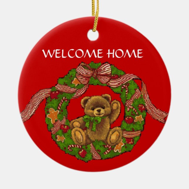 SUZANNE ELIZABETH CHRISTMAS COLLECTION CERAMIC TREE DECORATION (Front)