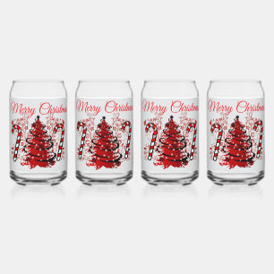 Suzanne Elizabeth Christmas Collection: Holiday Can Glass