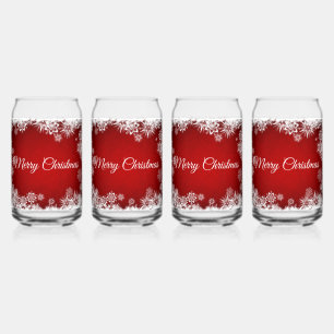 Suzanne Elizabeth Christmas Collection: Holiday Can Glass