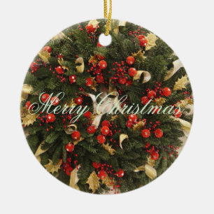 Suzanne Elizabeth Christmas Collection - Holiday Ceramic Tree Decoration