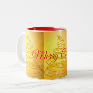 Suzanne Elizabeth Christmas Collection: Holiday Two-Tone Coffee Mug