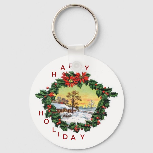 SUZANNE ELIZABETH CHRISTMAS COLLECTION KEY RING (Front)