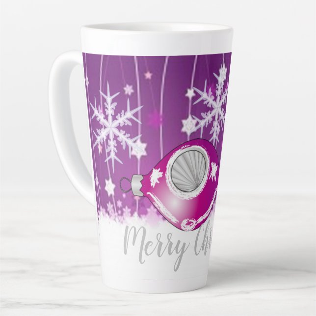 Suzanne Elizabeth Christmas Collection Latte Mug (Left Angle)