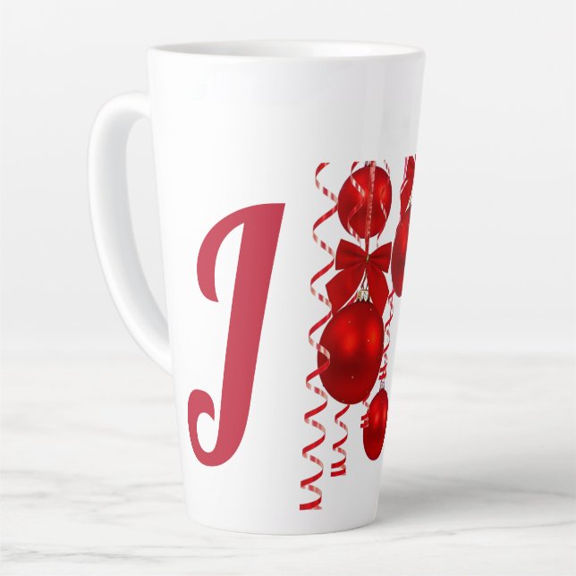 Suzanne Elizabeth Christmas Collection Latte Mug (Left Angle)