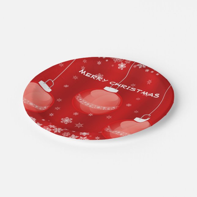 SUZANNE ELIZABETH CHRISTMAS COLLECTION PAPER PLATE (Angled)