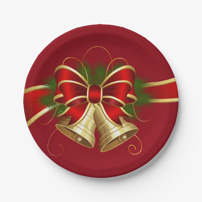 Suzanne Elizabeth Christmas Collection Paper Plate (Front)