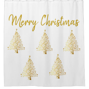 SUZANNE ELIZABETH CHRISTMAS COLLECTION SHOWER CURT CURTAIN