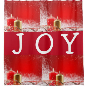 Suzanne Elizabeth Christmas Collection Shower Curtain