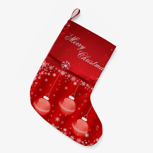 SUZANNE ELIZABETH CHRISTMAS COLLECTION SMALL CHRISTMAS STOCKING (Front (Hanging))