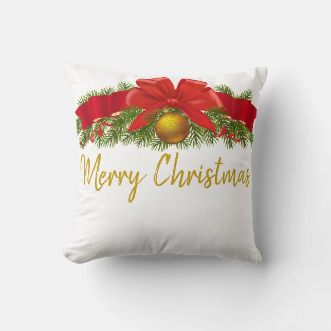 Suzanne Elizabeth Christmas Collection- Throw Pill Cushion (Front)