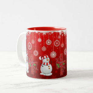 SUZANNE ELIZABETH CHRISTMAS COLLECTION Two-Tone COFFEE MUG