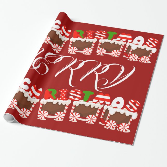 SUZANNE ELIZABETH CHRISTMAS COLLECTION WRAPPING PAPER (Unrolled)
