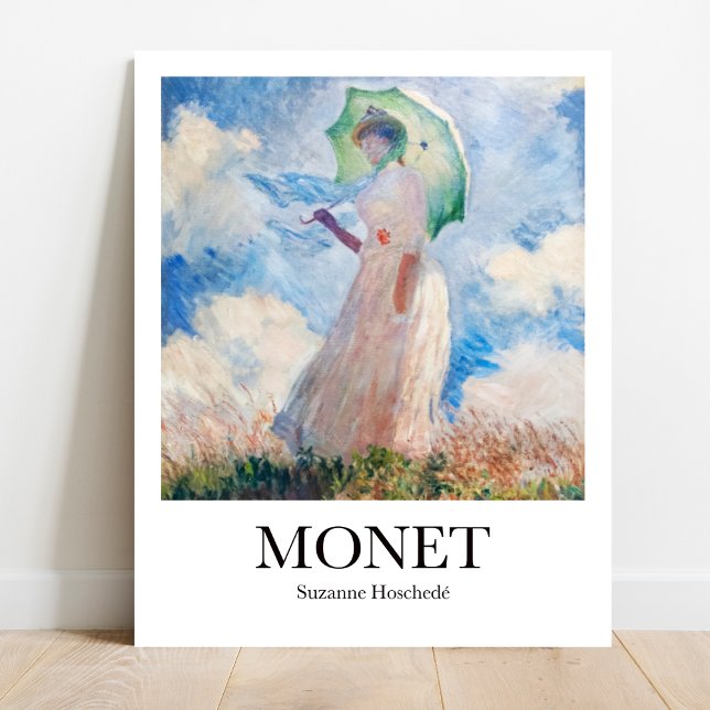Suzanne Hoschedé by Claude Monet Poster (Monet's Impressionist Dream: Suzanne Hoschedé. Museum-quality poster)