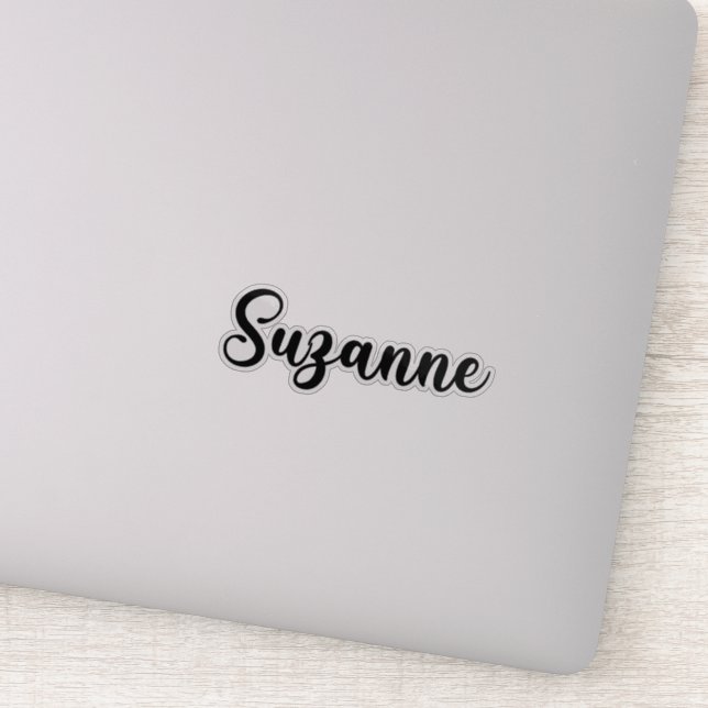 Suzanne Name - Handwritten Calligraphy (Detail)