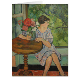 Suzanne Valadon Young Girl in Front of a Window