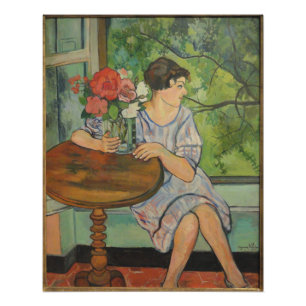 Suzanne Valadon Young Girl in Front of a Window Photo Print
