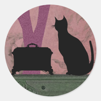 Suzanne's Cat in Lilac - Stickers