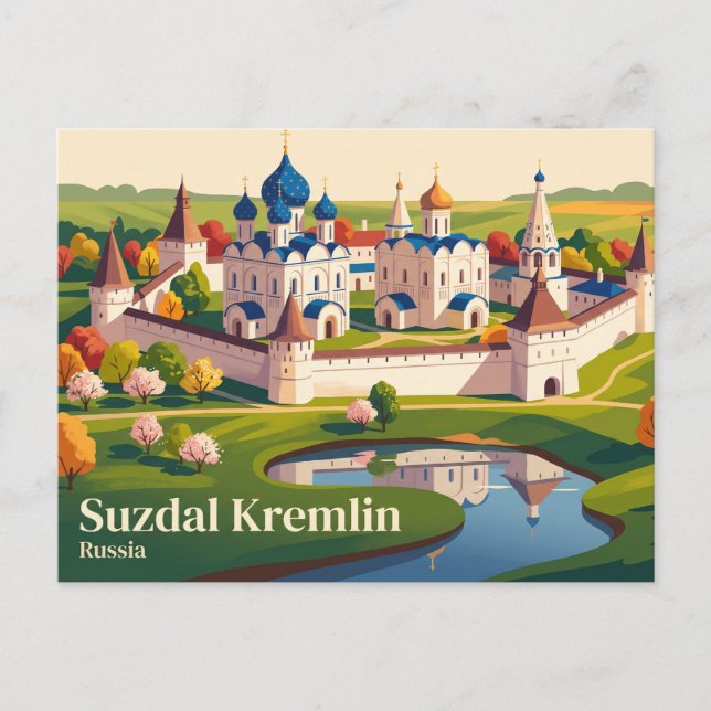 Suzdal Kremlin Russia Postcard (Front)