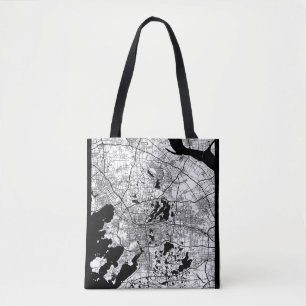 Suzhou China City Map Tote Bag