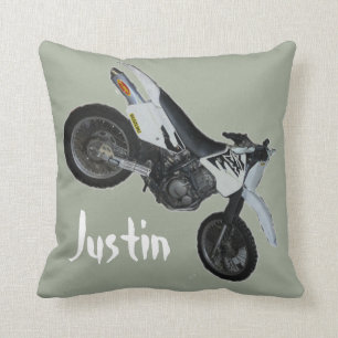 Suzuki DR Dirt Bike Motorcycle Pillow