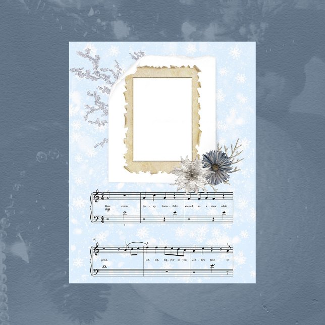 Suzy Snowflake Scrapbook Paper (Creator Uploaded)