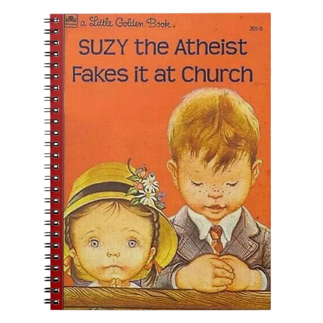 suzy the atheist spiral notebook (Front)
