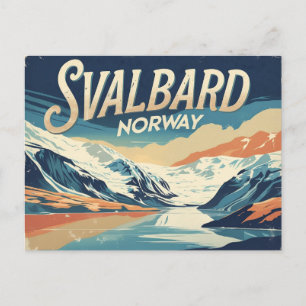 Svalbard Arctic Vintage Postcard