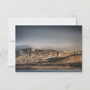 Svalbard Landscape Photo Card