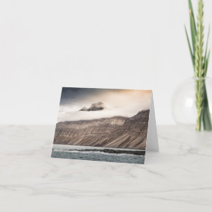 Svalbard Landscape Photo Card