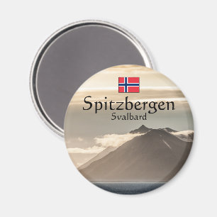 Svalbard Landscape Photo Magnet