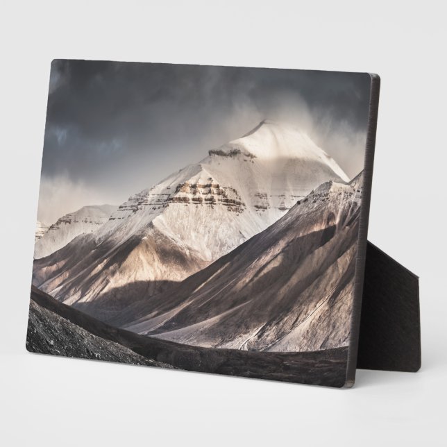 Svalbard Mountain Plaque (Side)