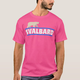 Svalbard Norway Mountains Polar Bears Aurora Ice T-Shirt