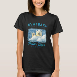 Svalbard Norway Polar Bear Spitsbergen Longyearbye T-Shirt