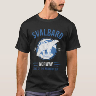 Svalbard Norway Polar Bears Longyearbyen Gif T-Shirt