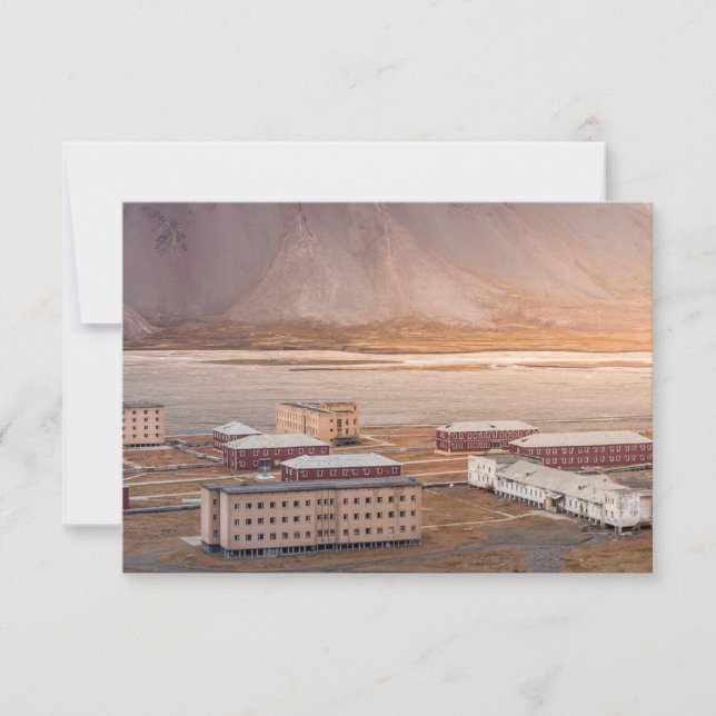 Svalbard Pyramiden Card (Front)