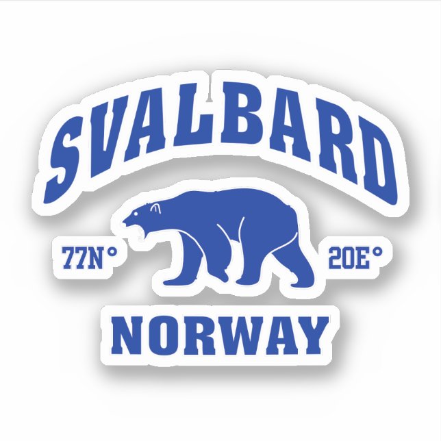 Svalbard Spitsbergen Artistic polar bear, Norway (Front)