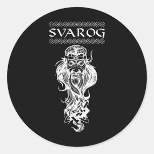 Svarog Slavic Pagan God Slavs Paganism Mythology  Classic Round Sticker