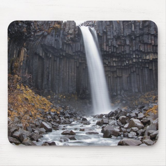 Svartifoss waterfall in Iceland mousepad (Front)
