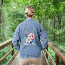 Personalized Floral Apparel for Her