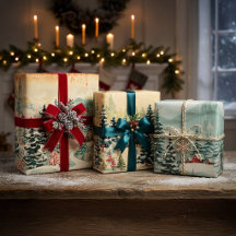Vintage Christmas Snowy Haven Collection