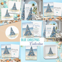 Christmas Seashells Tree Beach Party Collection