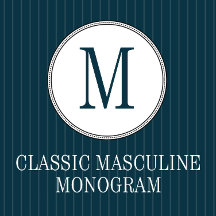 Classic Masculine Monogram