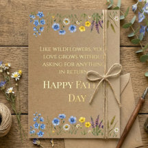 Elegant Wildflower Dad Collection